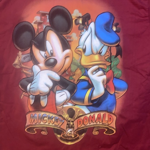 Disney Mickey & Donald all over print Tshirt - Picture 3 of 4